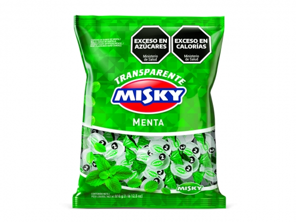 Caramelo transparente  misky 810 gr
