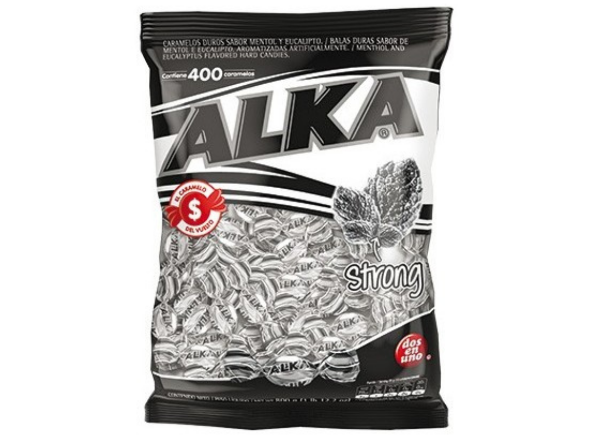 Caramelo alka de 800 gr x 400 unid