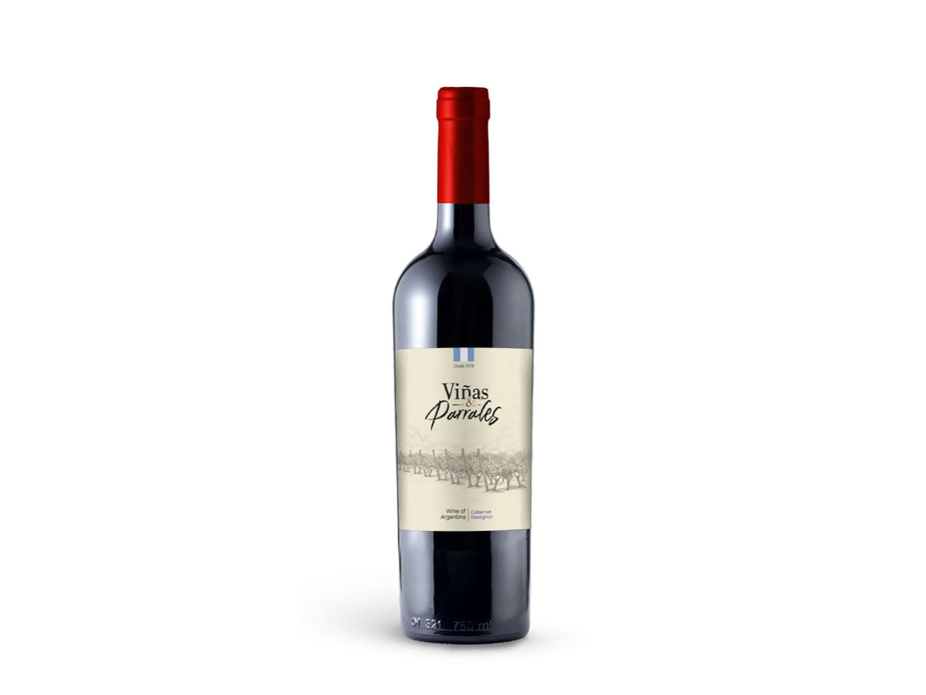 Vino viñas Parrales malbel 750cc