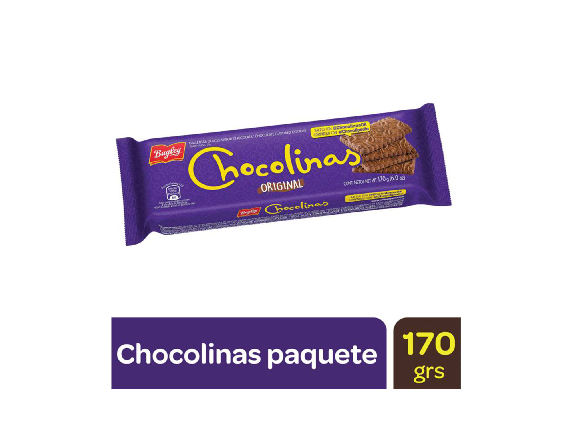 Chocolinas original 170gr