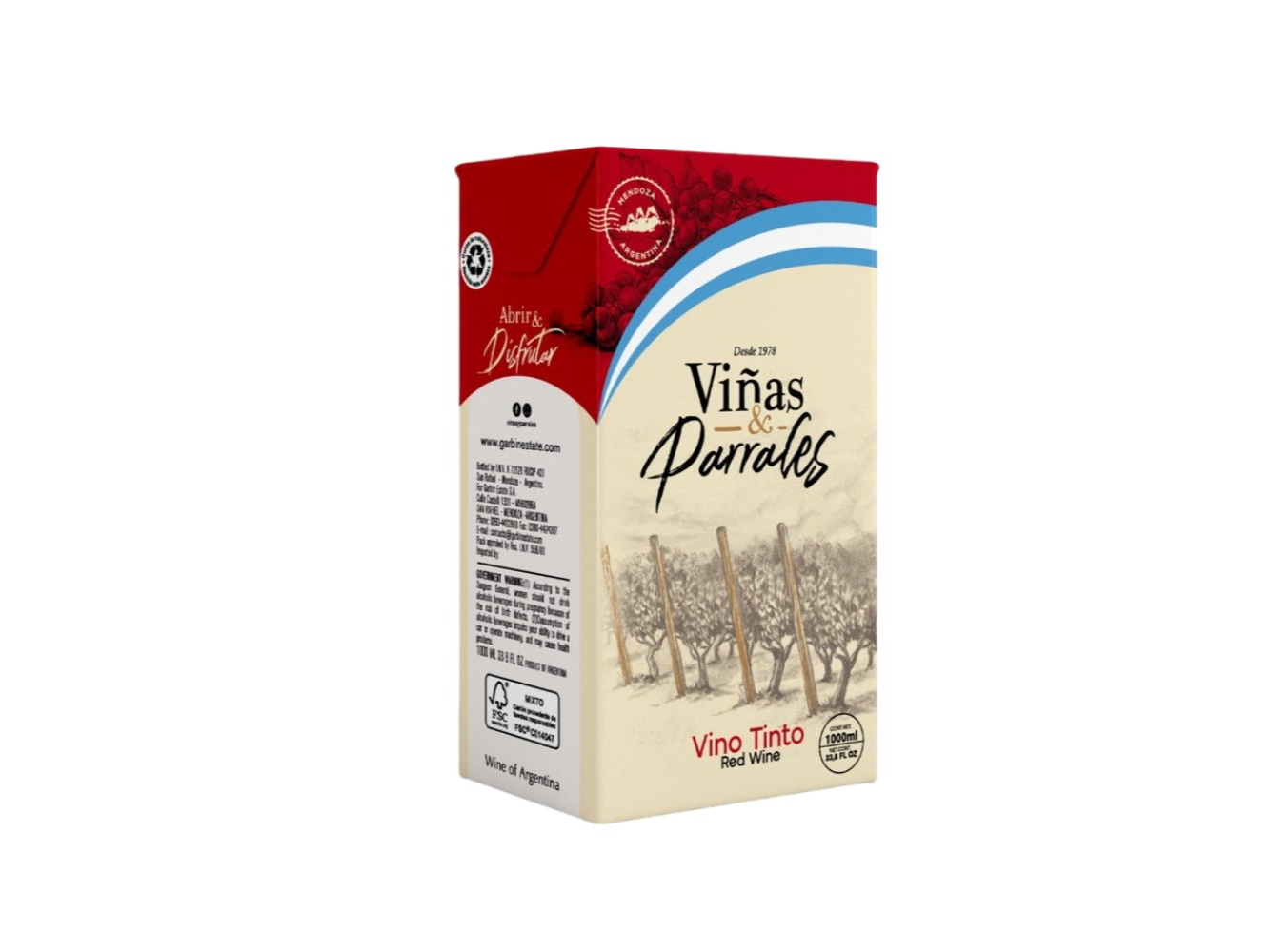 Viñas parrales tinto x12