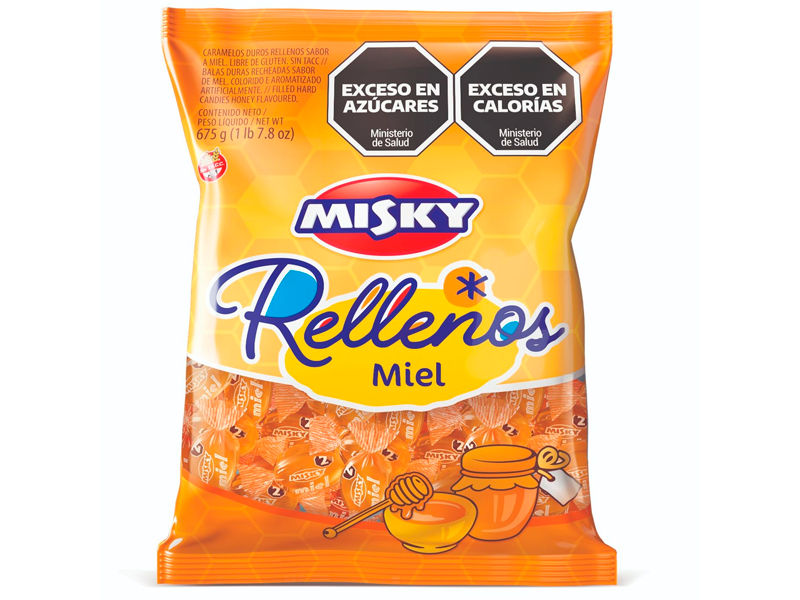 Caramelo misky miel 810 gr