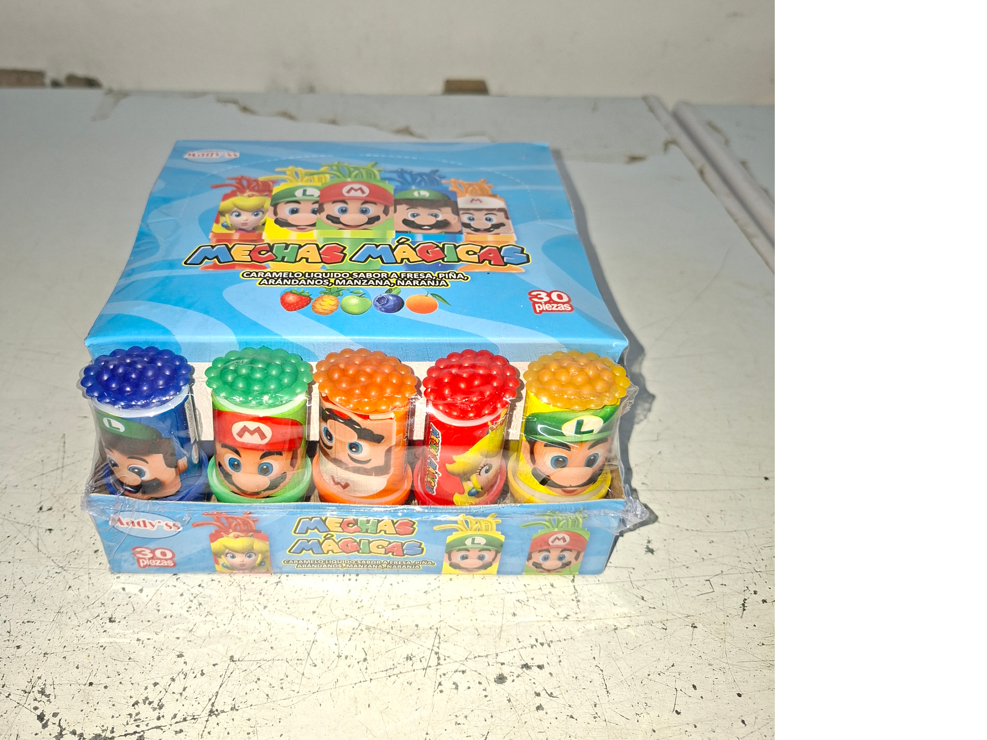 Caramelo liquido mario bro x 30 unid