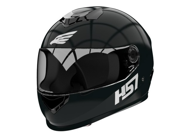 CASCO INTEGRAL HALCON H57 NEGRO S (56 CM) (X1/X4) )