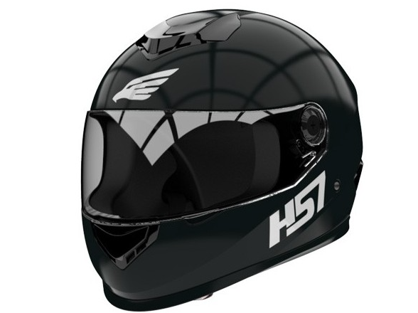 CASCO INTEGRAL HALCON H57 NEGRO M (58 CM) (X1/X4)