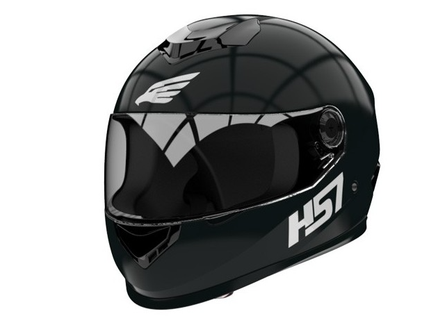 CASCO INTEGRAL HALCON H57 NEGRO XL (62 CM) (X1/X4)