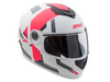 CASCO INTEGRAL HAWK RS1F BLANCO/FUCSIA MATE GRAFICO (x1/x4)