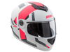 CASCO INTEGRAL HAWK RS1F BLANCO/FUCSIA MATE C/GRAFICO M (58CM) (x1/x4)