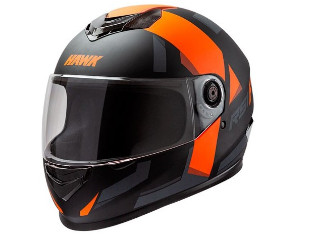 CASCO INTEGRAL HAWK RS1F NEGRO/NARANJA MATE M (58) (x1/x4)