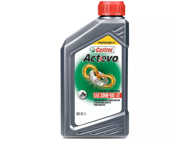 ACEITE CASTROL ACTEVO 4T ACTIBOND MINERAL 20W50 (X16)  (156)