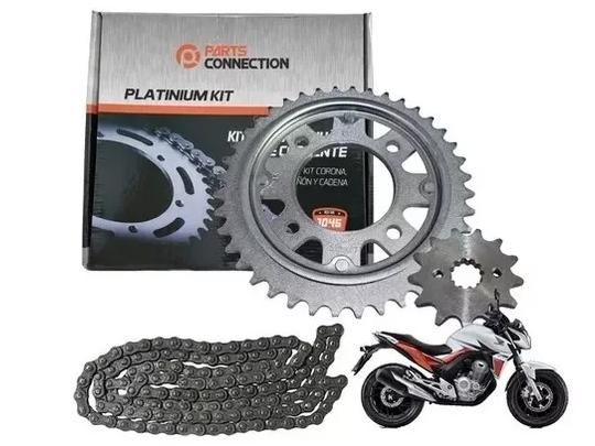 KIT TRANSMISION PLATINUM HONDA HONDA CB250 TWISTER 40T-13T - 520H-110L PARTS CONNECTION