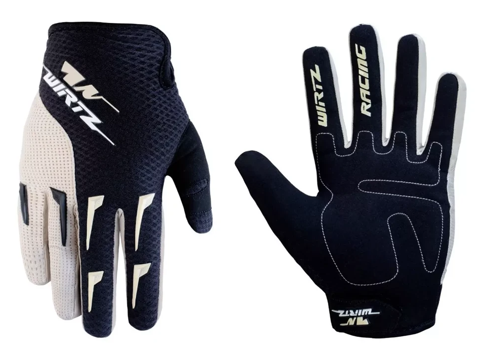 GUANTES WIRTZ ELEVATE BLACK/GREY TALLE M