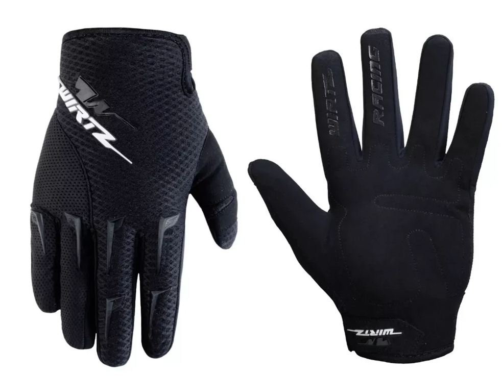 GUANTES WIRTZ ELEVATE BLACK/BLACK TALLE L