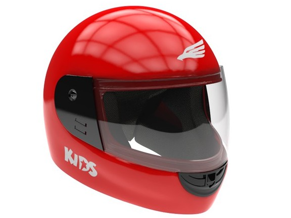 CASCO H5 KIDS ROJO XXS-(52cm) (x1/x8)