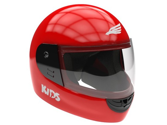 CASCO H5 KIDS ROJO XS-(54cm) (x1/x8)