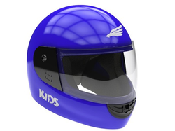 CASCO H5 KIDS STICKERS AZUL XXS(52 CM) (x1/x4)