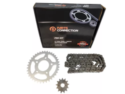 KIT TRANSMISION PLATINUM HONDA HONDA CBX250 TWISTER C/O'RING 37T-13T - 520H-106L PARTS CONNECTION