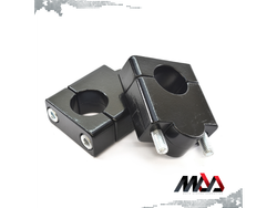 Elevador estándar para 28,6 mm - Aluminio Inyectado - Alto 40 mm - Negro
