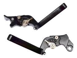 JUEGO MANIJA FRENO/EMBRAGUE REGULABLE Y REBATIBLE BROS 150 / FALCON / TORNADO NEGRO COMETA