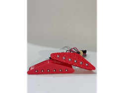 PAR DE GIROS HONDA TORNADO - LED FACIL ENCASTRE MASCARA ROJO
