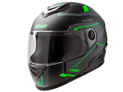 CASCO INTEGRAL HAWK RS1 ALPHA VERDE FLUO M (58 CM) (x1/x4)