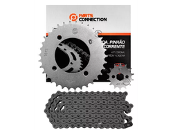 KIT TRANSMISION PLATINUM HONDA BIZ 105 C/ PROTECTOR 35T-15T - 428H-108L PARTS CONNECTION