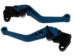 JUEGO MANIJA FRENO/EMBRAGUE REGULABLE CB 300R / TWISTER / STRADA PRETO AZUL COMETA