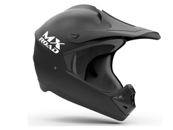 CASCO CROSS MX ROAD S-(56cm) NEGRO (x1/x4/x8)