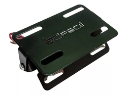 PORTAPATENTE REBATIBLE ENDURO PARA FAROS LED FACIL YAMAHA - HONDA