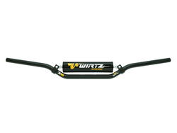 MANUBRIO X6 22MM WIRTZ (BAJO/LOW) NEGRO/JET BLACK