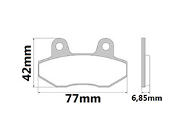 PASTILLA DE FRENO BRASIL FA 086 ORA 96 FRASLE PD866