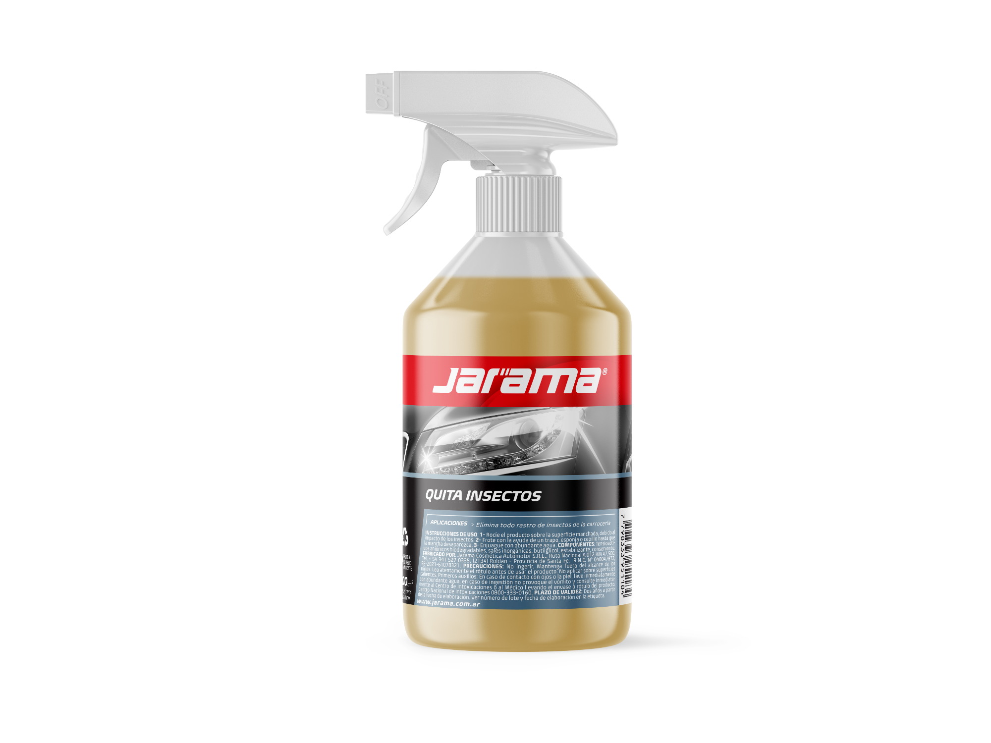 REMOVEDOR DE INSECTOS BOTELLA CON GATILLO X 500 CM3 JARAMA