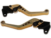 JUEGO MANIJA FRENO/EMBRAGUE REGULABLE CB 300R / TWISTER / STRADA PRETO DORADO COMETA