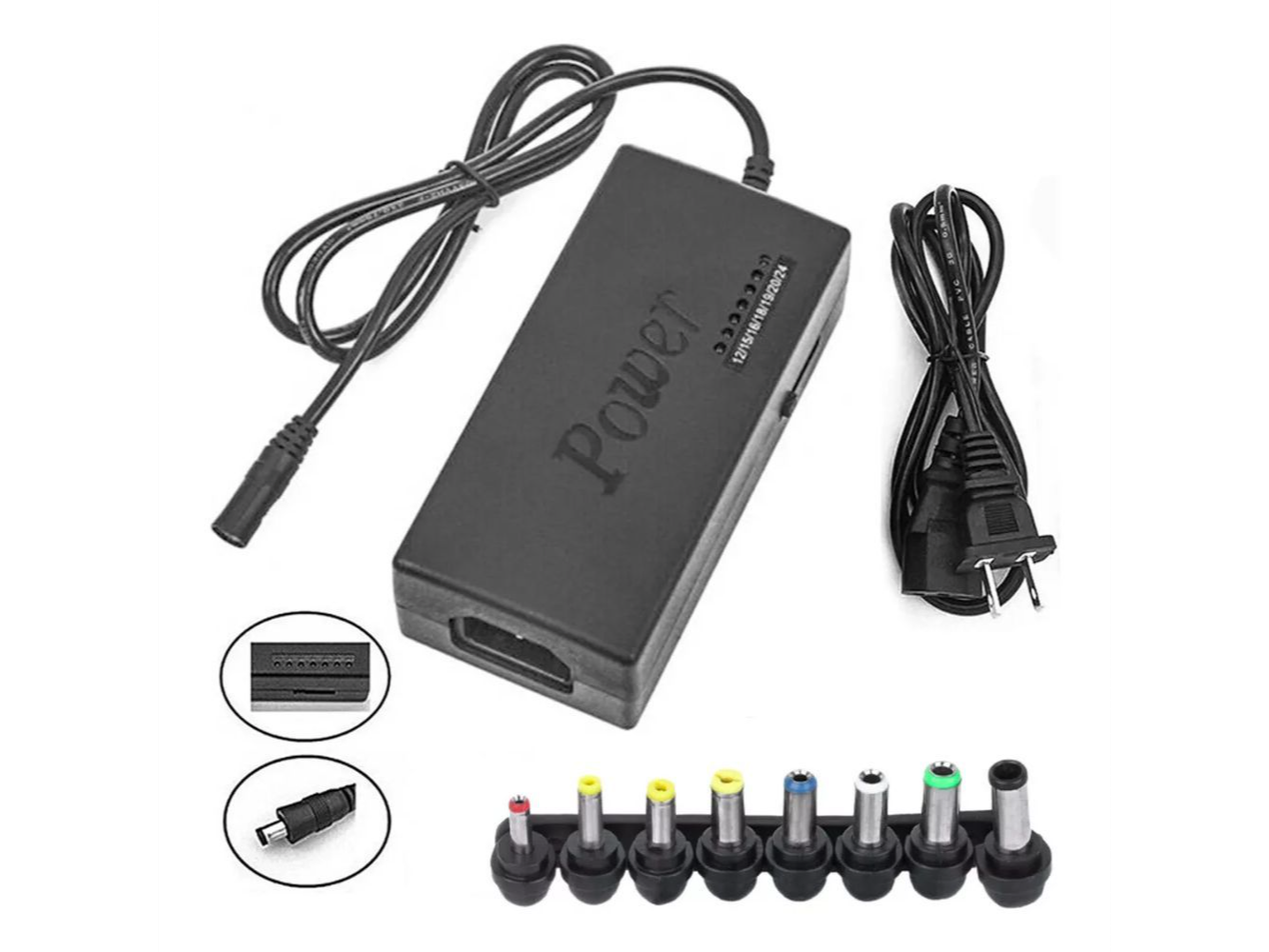 Cargador Universal 12v-24v 5A (Puntas intercambiables) (Copia)