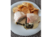 PECHUGA RELLENA y salsa de VERDEO