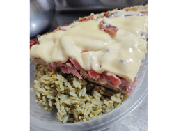 TARTA DE JAMON Y QUESO