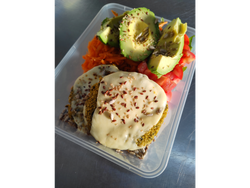 HAMBURGUESAS DE QUINOA Y PALTA