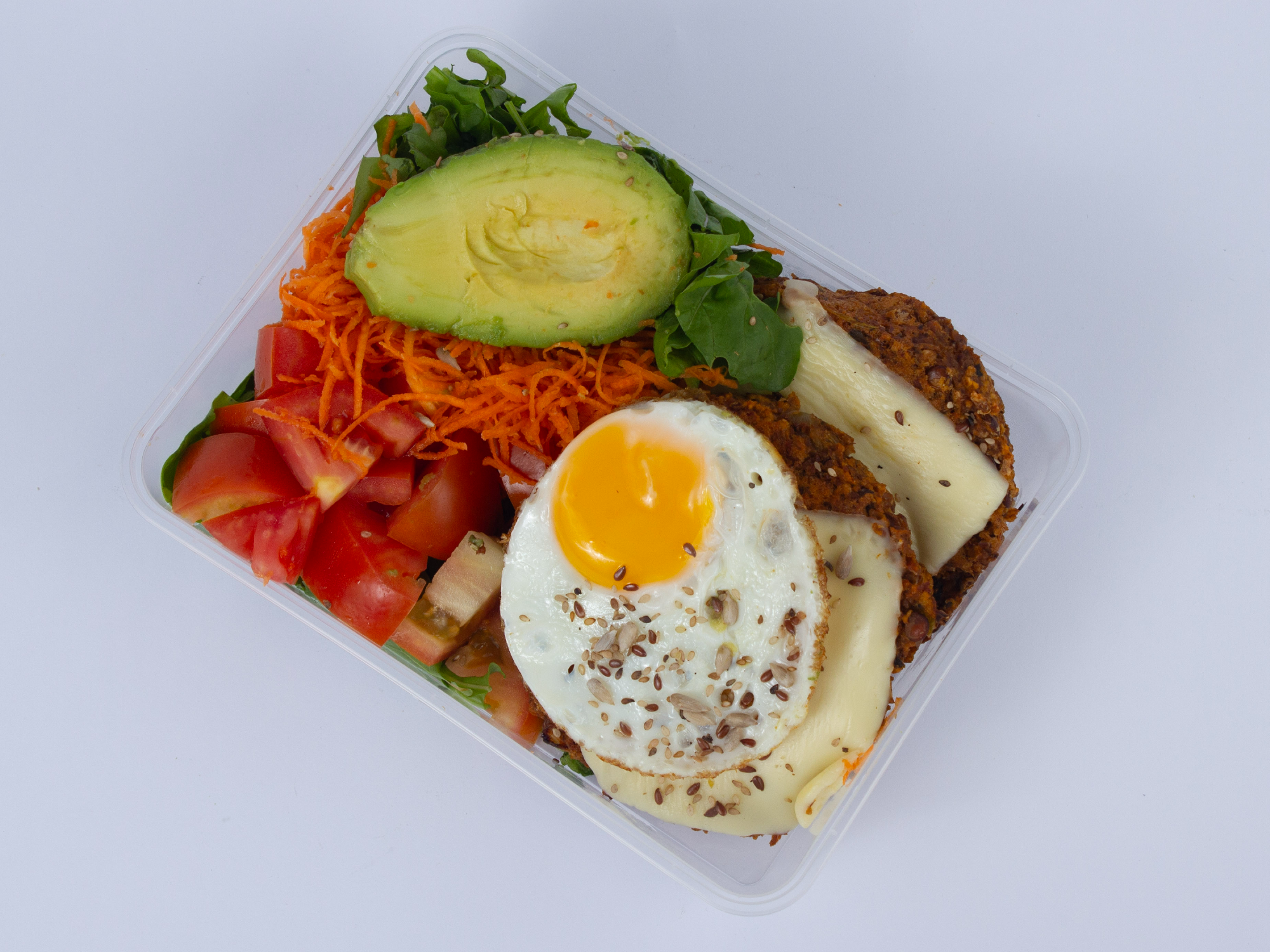 HAMBURGUESAS DE LENTEJAS con palta y huevo
