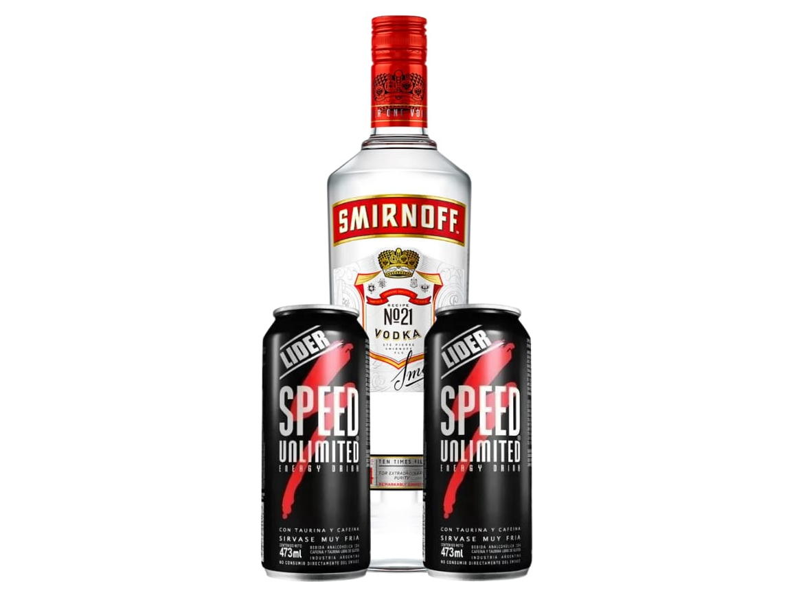 SMIRNOFF CLASICO + 2 SPEED XL