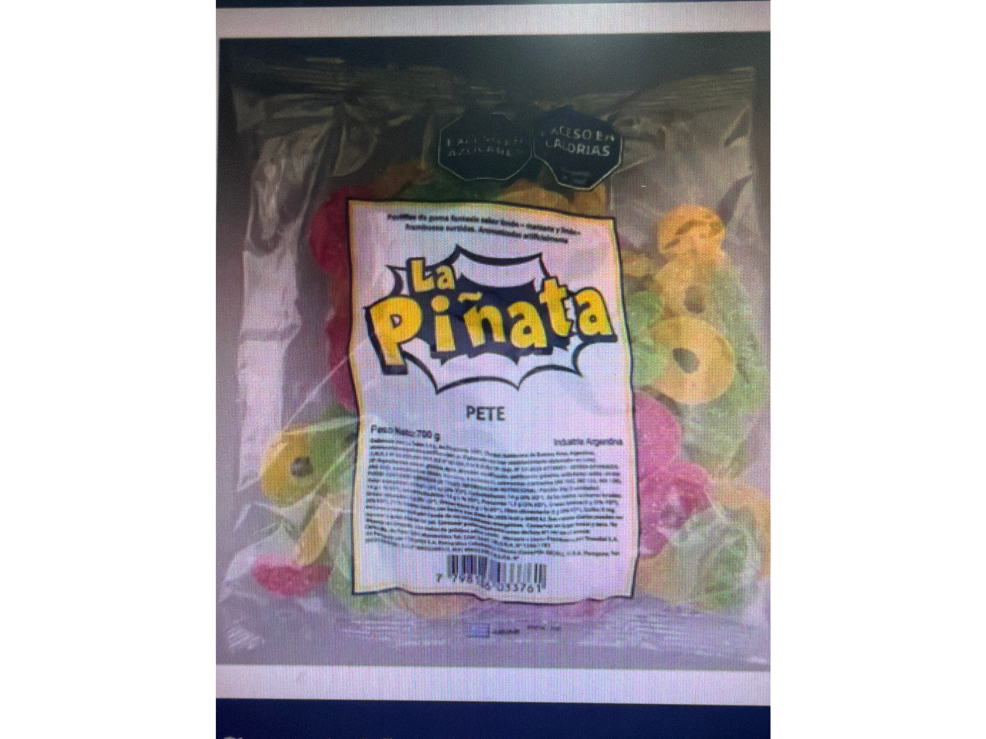 Goma piñata chupete x700g