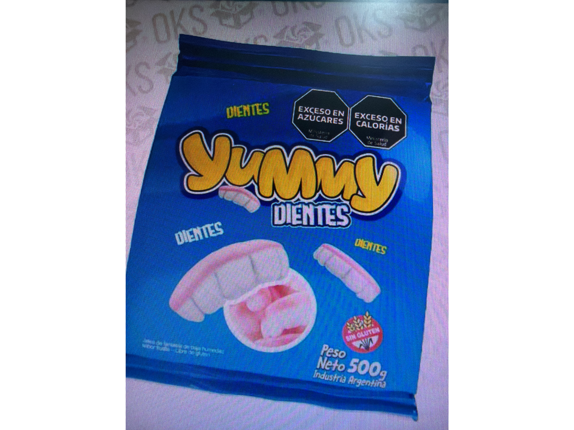 Goma yummy diente x 500g
