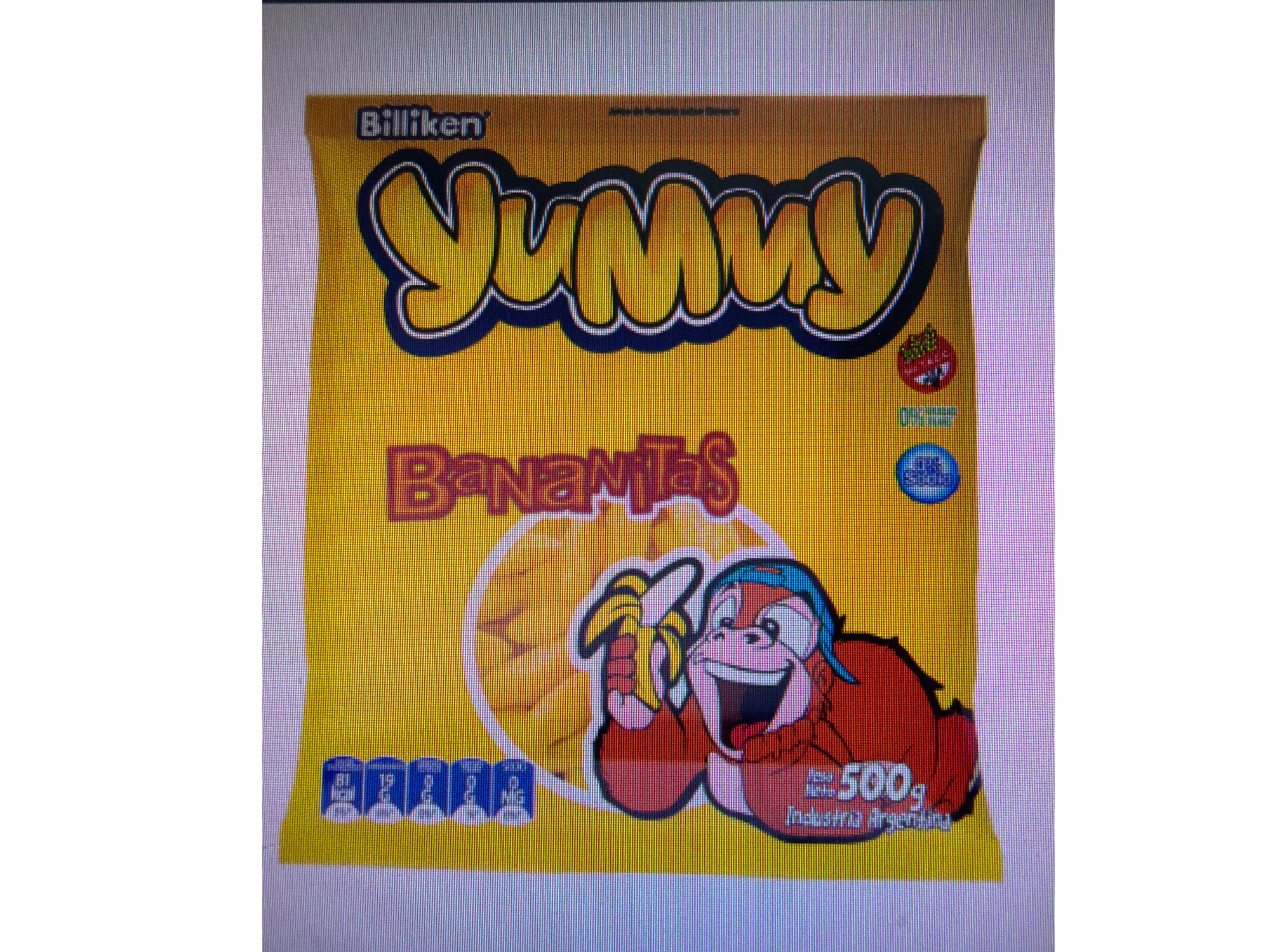 Goma yummy bananitas x 500g