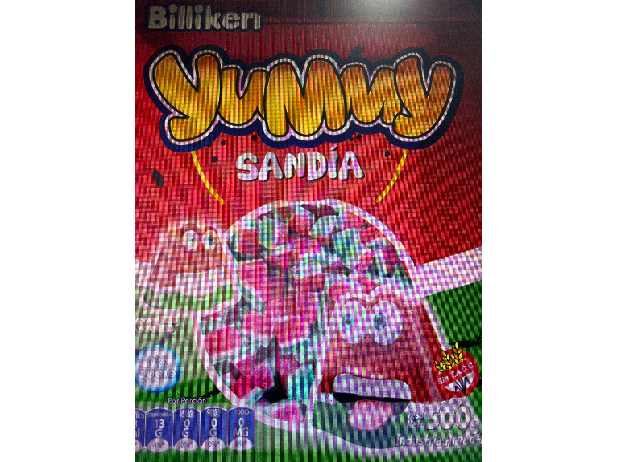 Goma yummy sandía x 500g