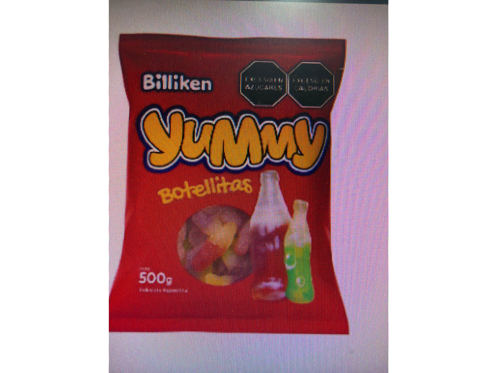 Goma yummy botellitas x 500g