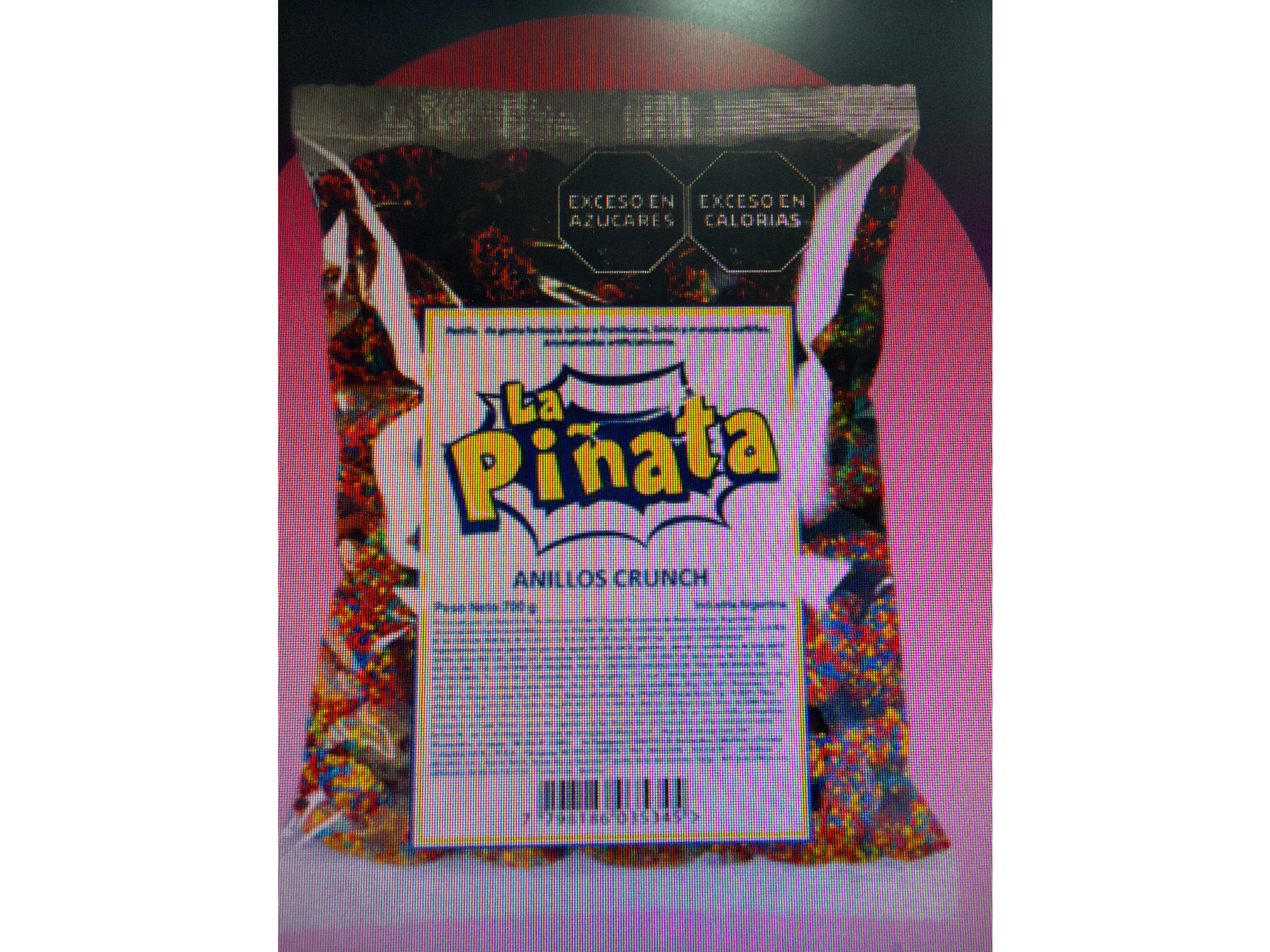 Goma piñata anillos crunch
