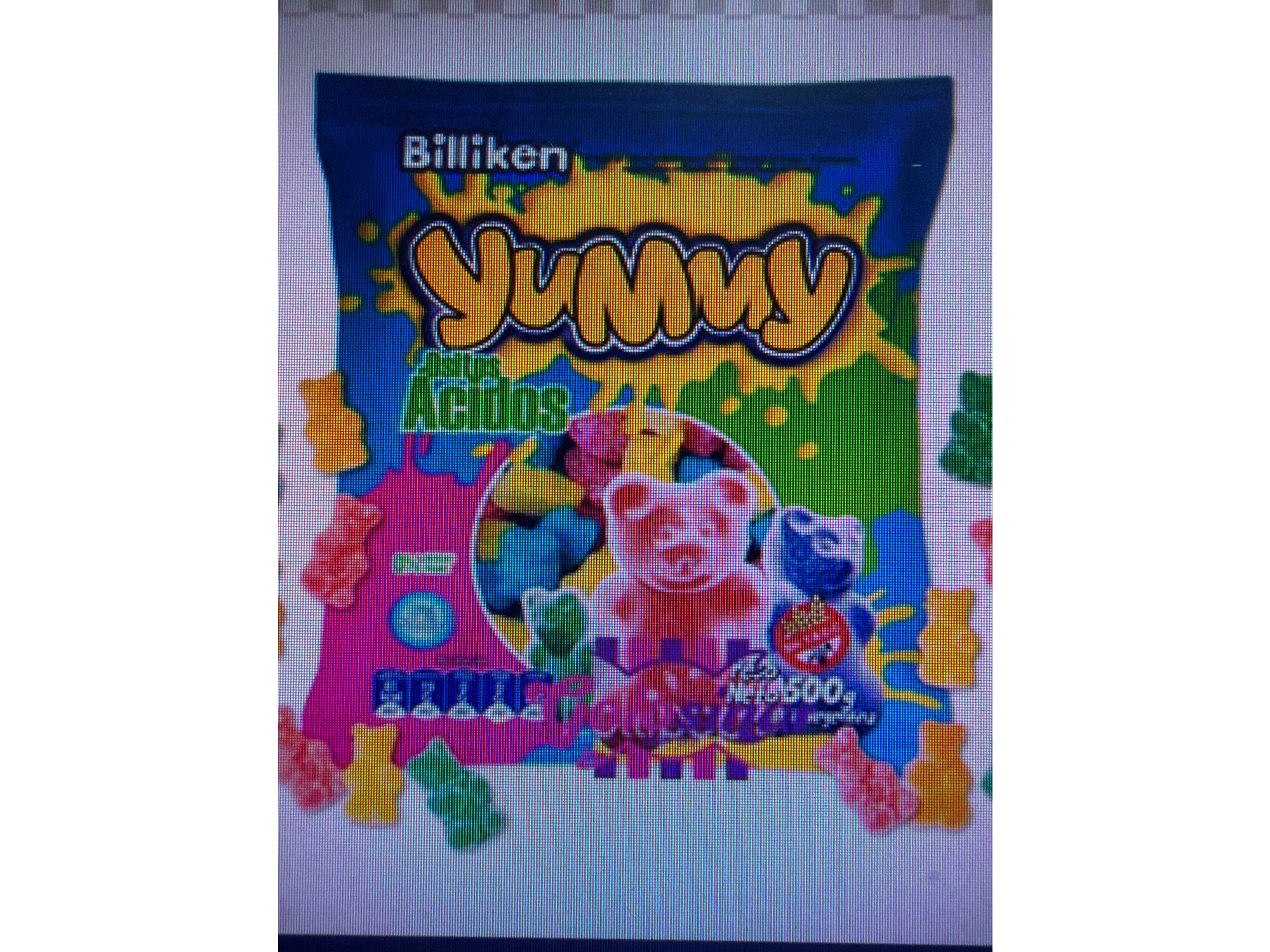 Goma yummy ositos ácidos x 500g
