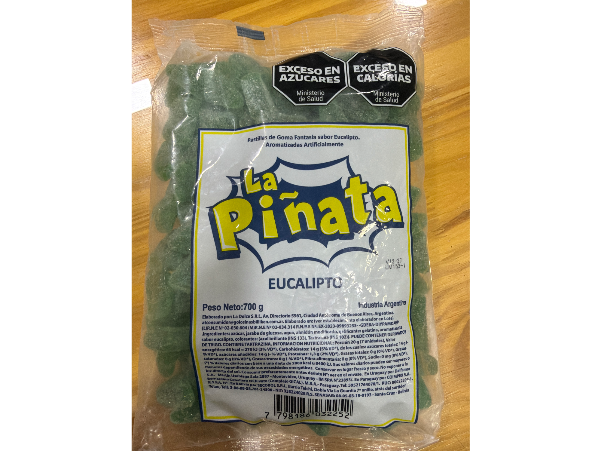 Goma piñata eucalipto x700g