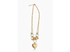 CHOKER ACERO DORADO DE CORAZON
