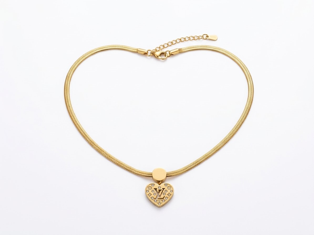 CHOKER REGULABLES CORAZON SIMIL LOUIS VIUTTON