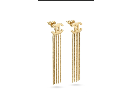 AROS ACERO DORADO SIMIL CHANEL
